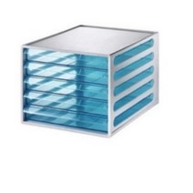 시스맥스 EL서류함 5단, 1. blue + white, 1개