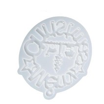 벨 태그와 실리콘 수지 diy 에폭시 펜던트 주조 휴일 축제 크리스마스 장식을위한 눈송이, 스타일D