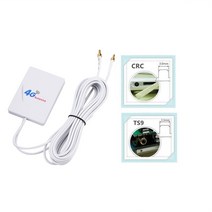 3g 4g lte 안테나 lte antena 2 sma2 crc92 4g 모뎀 라우터 어댑터 커넥터용 ts9 커넥터 2m 케이블, sma 커넥터