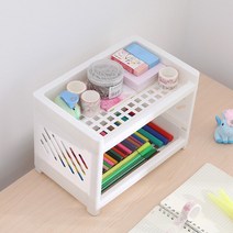 거실화분정리대 접이식 나무 더블 레이어 선반 내구성 화분 향신료 스토리지 랙 거실 주방 홈 정리 용품, [05] B-white