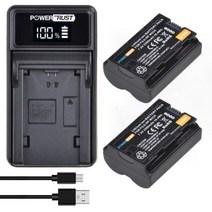 후지필름 X-H2S X-H2 X-T5 X-S20 X-T4 GFX 50SII GFX100S 용 NP-W235 배터리 및 충전기, 02 2Battery 1Charger