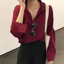 시크해라 루즈핏 무지 블라우스(mbl1354) .드레스날다