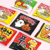 먹지마 라면 지우개-24EA 문구 캐릭터 준비물 초등학생 학용품 팬시, 단품