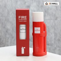 [3G MALL] 차량용 소화기 스프레이 강화액 K급 가정용, 소화기 레드 (기본구성) + 끈거치대 레드