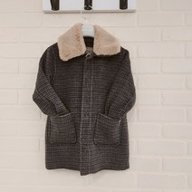 [페리미츠] 고급그럽고 멋진 체크 핸드메이드 코트 P2241C001