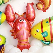 [예쁨주의지호] 스펀지 풍선 모음 / 바다풍선 / 물고기풍선 / 상어풍선 / 문어풍선 / 불가사리, SE_바다풍선_ 엄마 가재
