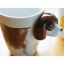 동물머리 돌출포인트 입체 머그컵 홈카페 모네시리즈, 원숭이