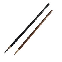 서예 붓글씨 붓 캘리그라피 붓세트 2 pcs 나무 쓰기 브러쉬 늑대 머리 번체 그림 연습 축제 커플 일반 스크립트 공급, 혼입