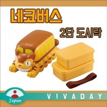 HJT018470 도시락통2단 네코버스 일본 캐릭터 도시락 얌박스 여름도시락통, 수량본상품선택