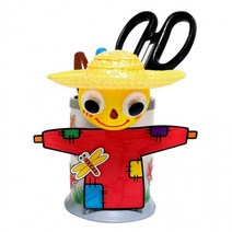 (만들기용품)가을 허수아비 연필통 만들기어린이집만들기 유치원만들기 만들기수업 만들기재료 방과후만들기 만들기세트, 본상품