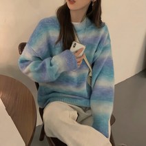 (당일) SALE 여성 니트 스웨터 데이지 그라데이션