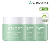 김정문알로에 [김정문알로에] 큐어 리알로에 시그니처 크림 3개