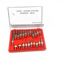 다이얼 표시기 게이지 0-10mm 25mm 30mm 러그 백 테스트 22pcs m2.5, 4-48 스레드