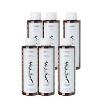 코레스 샴푸 아몬드 린씨드 250ml Korres Shampooing Amandes Graines De Lin, 6팩