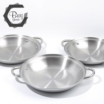 통3중 스텐 감자탕냄비 인덕션 업소용, 26cm