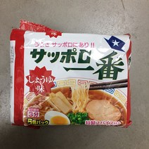 산요 삿포로 소유 간장 라멘 라면 5입 1개, 단품