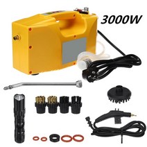 가정용 멀티 고압 스팀기 스팀청소기 고온 살균 업소용 전문 스팀 청소기 핸드 헬드, 3000w-노랑, 220v