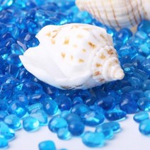 테라리움 어항 장식 자갈 250g 마리모 구피 새우 수조 꾸미기, 감성º3-유리자갈250g-흰색º홈