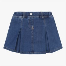 오후 SH02 주름 데님 스커트 OHWH22802