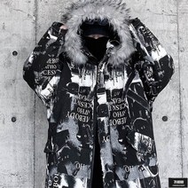 가바바 남성 빅사이즈 숏패딩 힙한느낌의 스트릿 패딩점퍼 5XL까지 G57080