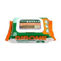 기본에 세균닦는 물걸레 청소포 25매청소용 물티슈, 단품