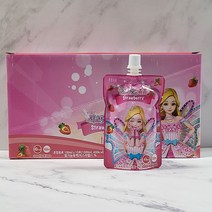 시크릿쥬쥬 파우치 음료 100ml, 딸기맛, 10개입