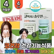 코박사 구아바잎 추출물 맑은 콧물 코가려움 재채기 코막힘 식 약 처 인증 영양제 4박스 계절성 증상 어린이 초등학생 중학생 홈쇼핑 코스트코 건강기능식품 안국건강 비염 알레르기