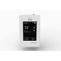 Nuheat SGNATURE 프로그래밍 가능한 이중 전압 온도 조절기 WiFi 터치스크린 인터페이스 NEST와 함께 작동