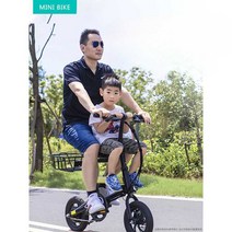 생활자전거 접이식 유아동반 여성용 유치원자전거, A (레드)