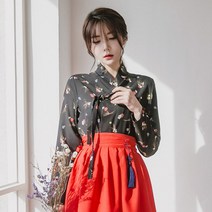 생활한복세트 담빔 저고리 + 꽃향 허리치마