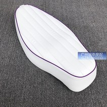 슈퍼커브2인시트 슈퍼커브1.5시트 슈퍼커브리어시트 슈퍼커브텐덤시트, 복고풍으로 개조된 흰색 시트 쿠션 1개, 프리, 1개