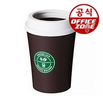 시스맥스 커피컵 펜슬홀더 화이트브라운 연필꽂이, 시스맥스 커피컵 펜슬홀더 화이