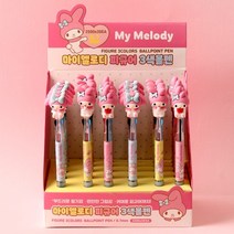 2500 산리오 마이멜로디 캐릭터 피규어 3색 그립 볼펜 - 3개