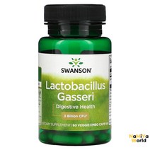 Swanson 스완슨 락토바실러스 가세리 30억CFU 60정