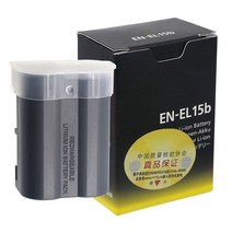 니콘배터리 원래 1900mah en-el15b enel15b 카메라 배터리 nikon z6 z7 미러리스 d850 d810 d750 d610 d7500 d7200 호환