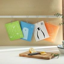 J TABLE 아이나 셀룰로오스 자연분해 스웨덴행주 (8type), 화이트 애플