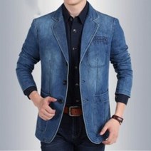 자칠 남성자켓 캐주얼 정장 데님자켓 블레이져