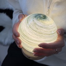 똑소녀 우주 무드등 무선 인테리어조명 미니 오로라 달 행성 수면등 수유등, A, 12cm