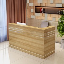 카운터 데스크 리셉션 프론트 인포 금전등록기 계산, 흰색 오른쪽 모서리 140x80x110cm