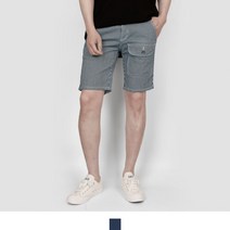 한다난- 앞판 포켓 스트라이프 반바지