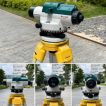 토목 레벨기 측량 측량기 건설 현장 작업 수평 레벨링, 업그레이드 32x 레벨 + 타워 자