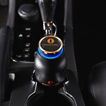 아로마보틀 차량용방향제 카트리지 리필교체형 블랙 디퓨저 + 향기 카트리지포함 세트, 시트러스라임