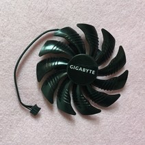 R256b T129215SU 87mm 비디오 카드 단일 팬 교체 40mm 12V 050A 4 핀 커넥터 기가 바이트 GTX1060 미니, 한개옵션0