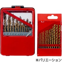 모노타로 드릴 비트 세트 티타늄 코팅 롱타입, 21개 세트