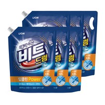 비트 딥클린파워 액체세제 드럼용, 2L, 6개