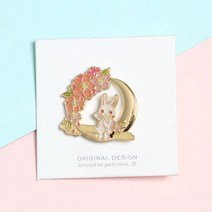 달나라 토끼 뱃지