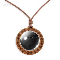 스포츠목걸이 남자건강목걸이 운동 게르마늄 티타늄 2020 뜨거운 판매 나무 목걸이 절묘한 보석 패션 축구 농구 테니스 배구 골프 공 스포츠 사진 액세서리, 13.as show