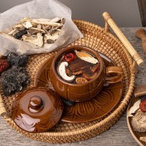 국산 빈티지 연꽃 쌍화차잔 전통 도자기 쌍화찻잔세트, 160ml 쌍화찻잔세트(뚜껑+찻잔+받침)