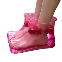 족욕신발 족욕장화 발 습식 보온 효능 몸속독소제거, 마그넷 42야드 블루 16.5cm 쑥1개