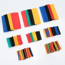 피복 보수 열 수축 튜브 전선 보호 연결 관 164pcs